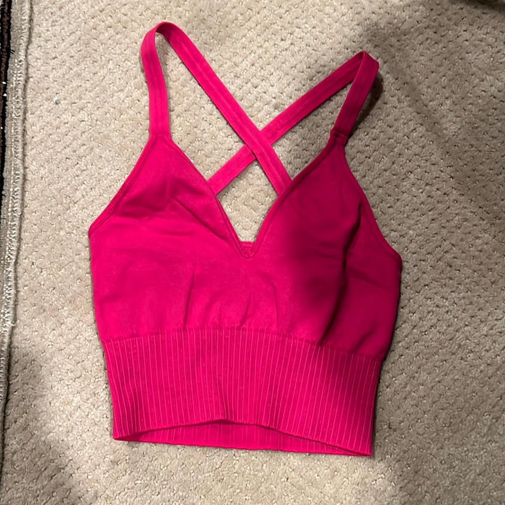 New-🌺free people good karma cros back tank